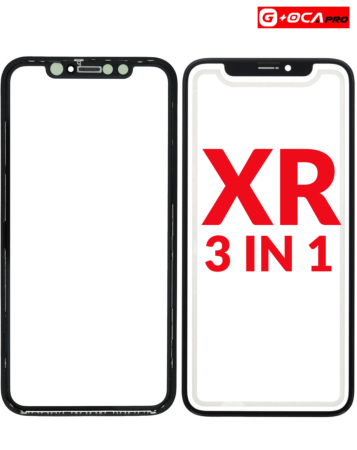 Stock up on the 2-pack 3-in-1 set with Front Glass, Frame, and OCA for iPhone XR, Premium G Plus Oca Pro.
