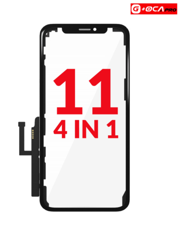 Shop the 4-in-1 Front Glass, Frame, Long Touch, and OCA for iPhone 11, G+ OCA Pro.