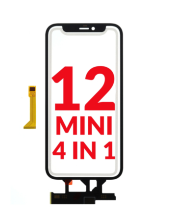 G+ OCA PRO 4-in-1 (Front Glass + Frame + Short Touch + OCA) without IC for iPhone 12 Mini