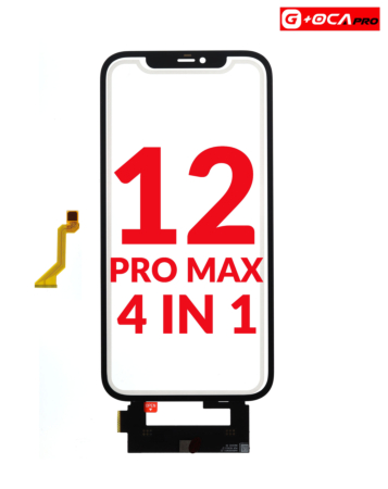 Purchase the 4-in-1 front glass, frame, short touch, and OCA with IC for iPhone 12 Pro Max, G Plus OCA Pro.












