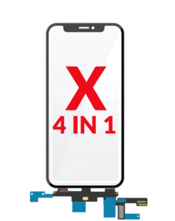 G+ OCA PRO 4-in-1 (Front Glass + Frame + Short Touch + OCA) for iPhone X