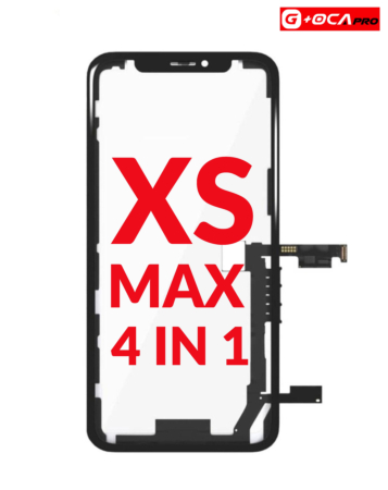 Grab the wholesale deals on the 4-in-1 front glass, frame, long touch, and OCA for iPhone XS Max, G+ OCA Pro.