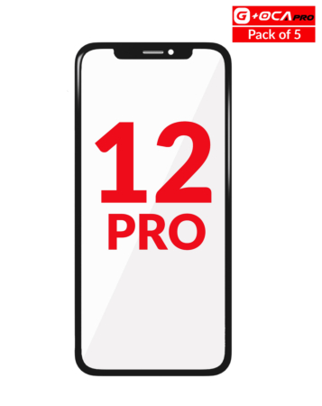 Order the Front Glass with OCA Pack of 5 for iPhone 12 Pro G Plus OCA Pro.
