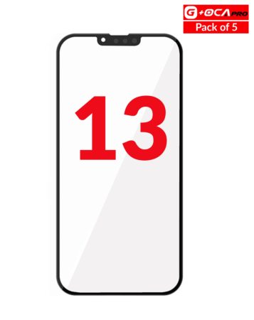 Purchase the Front Glass with OCA Pack of 5 for iPhone 13 G+ Oca Pro.

