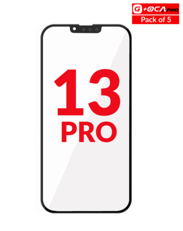 Grab the wholesale deals on the Front Glass w OCA Pack of 5 for iPhone 13 Pro G+ Oca Pro.
