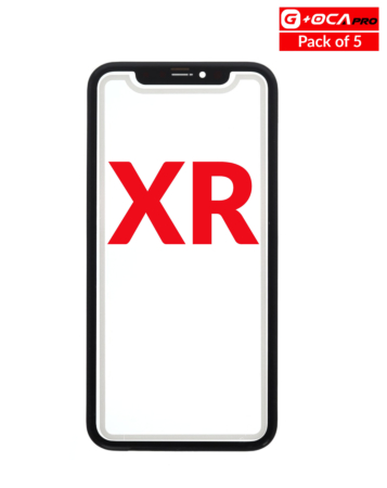 Purchase the Front Glass with OCA for iPhone XR, pack of 5, G+ OCA Pro.