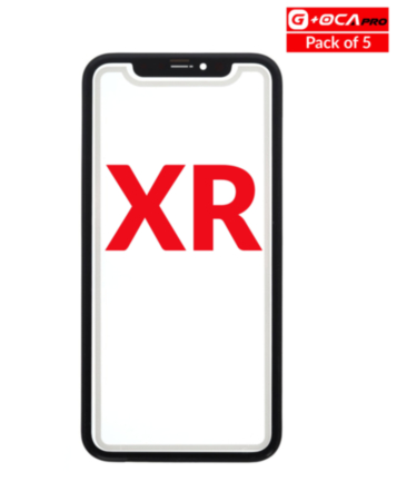 Purchase the Front Glass with OCA for iPhone XR, pack of 5, G+ OCA Pro.
