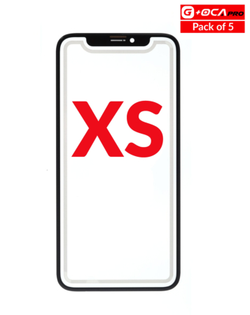 Stock up on the front glass with OCA for iPhone XS, G+ OCA Pro, pack of 5.