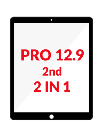 G+ OCA PRO 2-in-1 (Front Glass + OCA) for iPad Pro 12.9" (2nd Gen 2017) (BLACK)