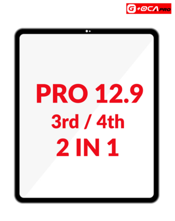 G+Oca Pro iPad Pro 12.9 3rd / 4th Generation Front Glass with OCA (2in1) (BLACK)