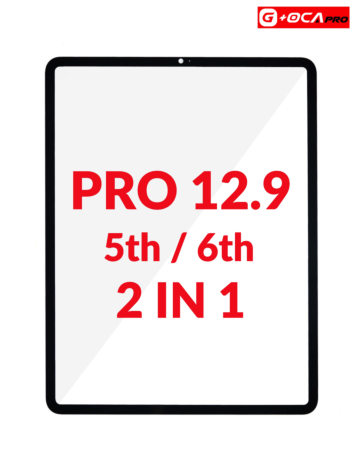 G+Oca Pro iPad Pro 12.9 5th / 6th Generation Front Glass with OCA (2in1) (BLACK)
