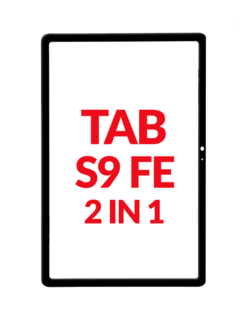 G+ OCA PRO 2-in-1 (Front Glass + OCA) for Galaxy Tab S9 FE (X510 / X516 / X716) (BLACK) (Premium)