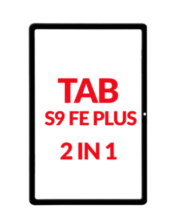 G+ OCA PRO 2-in-1 (Front Glass + OCA) for Galaxy Tab S9 FE Plus 12.4'' (X610 / X616) (BLACK) (Premium)