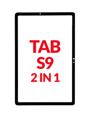 G+ OCA PRO 2-in-1 (Front Glass + OCA) for Galaxy Tab S9 (X710) (BLACK) (Premium)