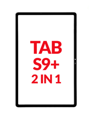 G+ OCA PRO 2-in-1 (Front Glass + OCA) for Galaxy Tab S9+ (X810) (BLACK) (Premium)