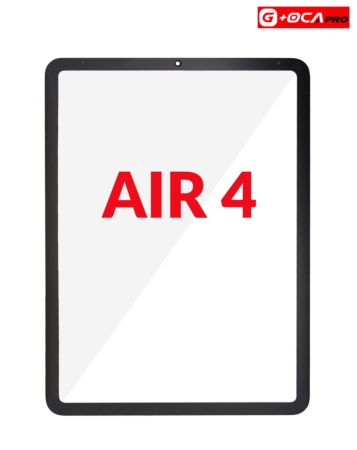G+Oca Pro iPad Air 4 Front Glass with OCA (BLACK) (Premium)