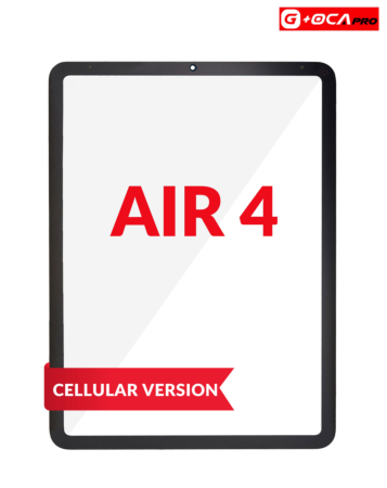 Front Glass with Touch Screen Digitizer (Premium) (Cellular Version) for iPad Air 4 (G+ Oca Pro)