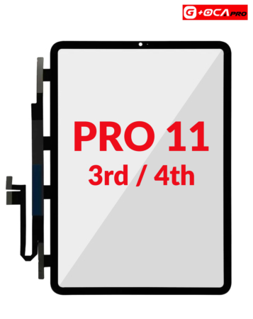 G+Oca Pro for iPad Pro 11" 3rd Gen (2021) / iPad Pro 11" 4th Gen (2022) Touch Screen Digitizer (BLACK) (Premium)