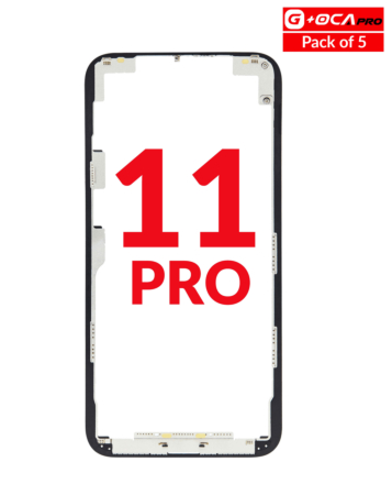 Shop the pack of 5 metal frames for iPhone 11 Pro G+ OCA Pro.