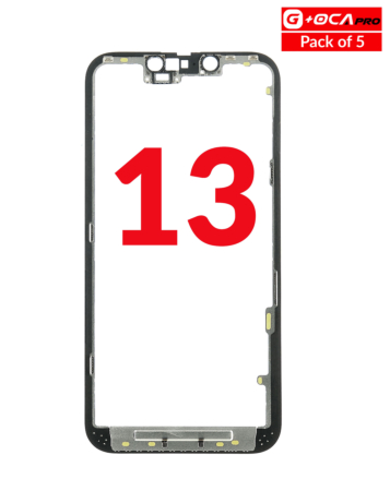 Grab the wholesale deals on the Metal Frame Pack of 5 for iPhone 13 G+ Oca Pro.

