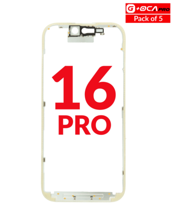 Buy the Metal Frame for iPhone 16 Pro, G+ OCA Pro, in a pack of 5.
