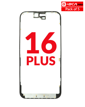 Shop the Metal Frame, Pack of 5 for iPhone 16 Plus, G+ OCA Pro.
