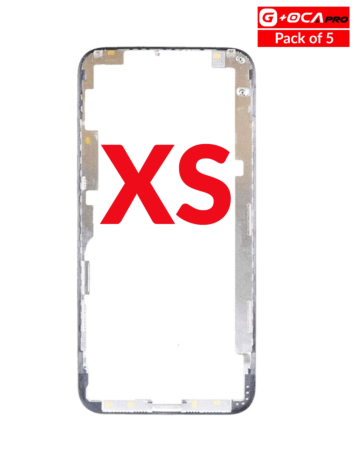 Buy the metal frame pack of 5 for iPhone XS, G+ OCA Pro.