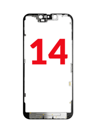 G+ OCA PRO Metal Frame for iPhone 14 (Premium) (Pack of 5)