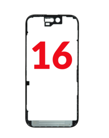 G+ OCA PRO Metal Frame for iPhone 16 (Premium) (Pack of 5)