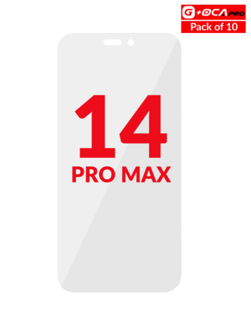 Purchase the OCA Only in a pack of 10 for iPhone 14 Pro Max with G+ OCA Pro.
