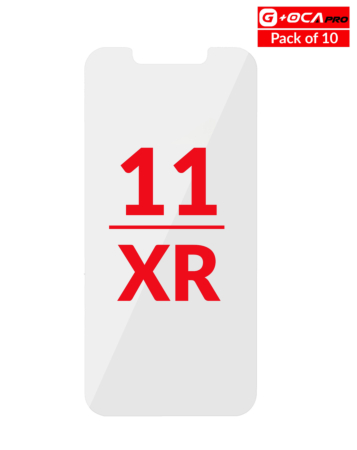 Grab the wholesale deals on the OCA only, pack of 10, for iPhone 11 and XR, G+ OCA Pro.