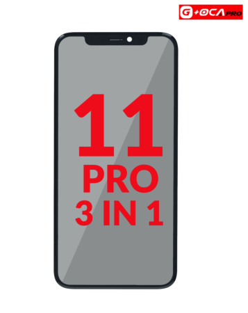 Grab the wholesale deals on the 3-in-1 set with front glass, polarizer film, and OCA for iPhone 11 Pro.