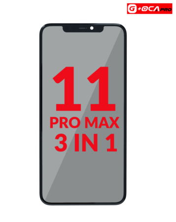 Purchase the 3-in-1 set with Front Glass, Polarizer Film, and OCA for iPhone 11 Pro Max.