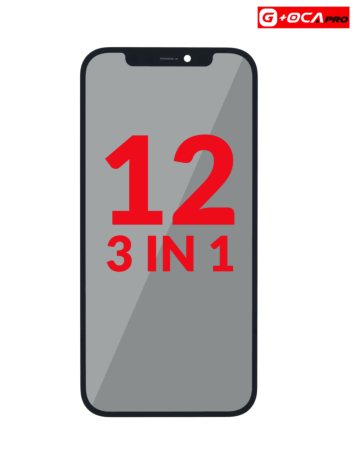 Buy the 3-in-1 set for iPhone 12, which includes Front Glass, Polarizer Film, and OCA.
