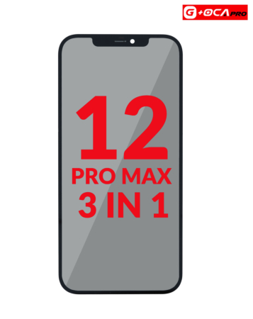 Order the 3-in-1 front glass, polarizer film, and OCA for iPhone 12 Pro Max.






