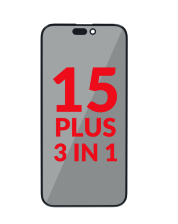 G+ OCA PRO 3-in-1 (Front Glass + Polarizer Film + OCA) for iPhone 15 Plus