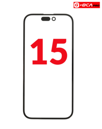 Front Glass with OCA (Single Pack) for iPhone 15 (G+ Oca Pro)
