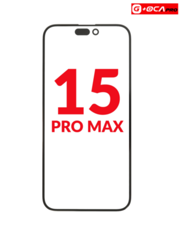 Front Glass with OCA (Single Pack) for iPhone 15 Pro Max (G+ Oca Pro)