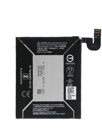 Replacement Battery for Google Pixel 3A (G020E-B) (Only Ground Shipping)
