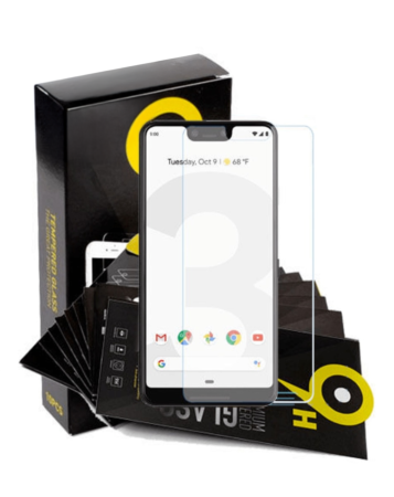 Clear Tempered Glass for Google Pixel 3 XL (2.5D / Pack of 10)