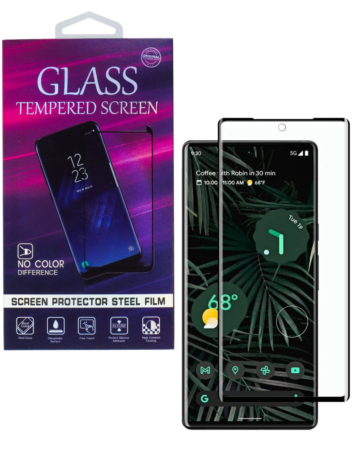 Clear Tempered Glass for Pixel 7 Pro (Case Friendly / 3D Curved / 1 Piece)