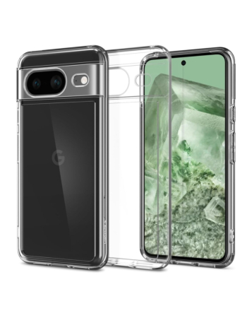Google Pixel 8A Hybrid Case with Air Cushion Technology - CLEAR (Only Ground Shipping)