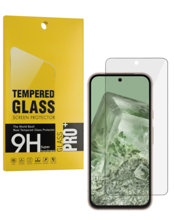 Clear Tempered Glass for Google Pixel 8A (Case Friendly / 2.5D / 1 Piece)