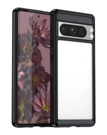Google Pixel 8 Pro Hybrid Case with Air Cushion Technology - BLACK (Only Ground Shipping)
