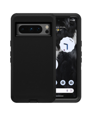Heavy Duty Case for Google Pixel 8 Pro (BLACK) (Only Ground Shipping)