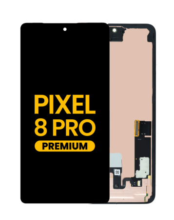OLED Assembly with Frame (With Finger Print Sensor) for Google Pixel 8 Pro (Premium)