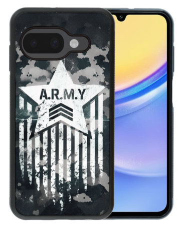 Printing Aluminum Plate Case - A.R.M.Y for Google Pixel 9A (Only Ground Shipping)