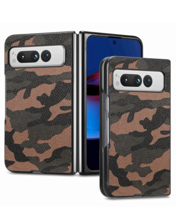 Google Pixel Fold Camo Design Case - BROWN (Only Ground Shipping)