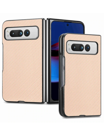 Google Pixel Fold Carbon Case - GOLD (Only Ground Shipping)