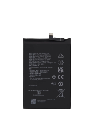 Replacement Battery for Honor X7B / Play 8T / Play 50 Plus / PIay 9T / PIay 60 Plus (HB4966A2EGW) (Only Ground Shipping)